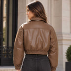 peanut brown
leather bomber
cropped jacket
sheepskin jacket
womens leather
brown bomber
cropped bomber
leather jacket
brown leather
autumn jacket
bomber jacket
womens bomber
genuine leather