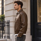 Brown Sheepskin Leather Boxy Bomber Jacket
Men’s Brown Sheepskin Leather Bomber Jacket
Brown Boxy Fit Sheepskin Leather Jacket
Brown Pocket Panel Leather Bomber Jacket
Tumbled Brown Sheepskin Leather Jacket
Men’s Brown Leather Boxy Bomber
Brown Sheepskin Bomber with Pocket Panels
Genuine Sheepskin Brown Bomber Jacket
Brown Leather Streetwear Bomber Jacket
Modern Brown Sheepskin Leather Jacket
