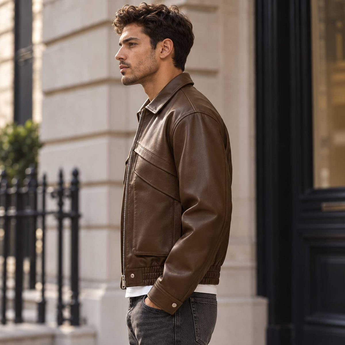 Brown Sheepskin Leather Boxy Bomber Jacket
Men’s Brown Sheepskin Leather Bomber Jacket
Brown Boxy Fit Sheepskin Leather Jacket
Brown Pocket Panel Leather Bomber Jacket
Tumbled Brown Sheepskin Leather Jacket
Men’s Brown Leather Boxy Bomber
Brown Sheepskin Bomber with Pocket Panels
Genuine Sheepskin Brown Bomber Jacket
Brown Leather Streetwear Bomber Jacket
Modern Brown Sheepskin Leather Jacket