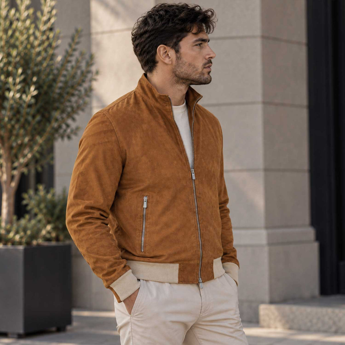 Mens Suede Leather Bomber Jacket Cognac
Mens Cognac Suede Leather Bomber Jacket
Genuine Suede Leather Bomber Jacket for Men
Cognac Suede Leather Jacket for Men
Mens Vintage Cognac Suede Bomber Jacket
Premium Mens Suede Leather Bomber Jacket