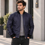 navy leather

varsity jacket

leather bomber

mens bomber

blue leather

sheepskin jacket

navy bomber

mens leather

flight jacket

bomber jacket men

varsity bomber

navy blue jacket